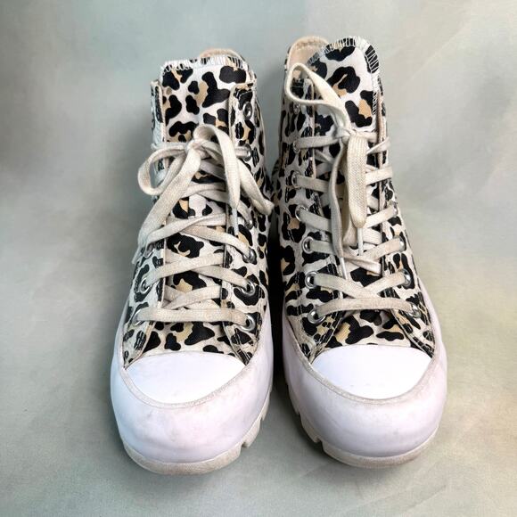 Converse Chuck Taylor All Star Leopard Print Lugged Platform High Top - Picture 3 of 7